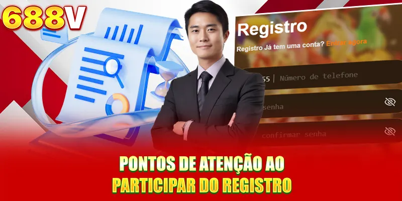 Pontos de atenção ao participar do registro
